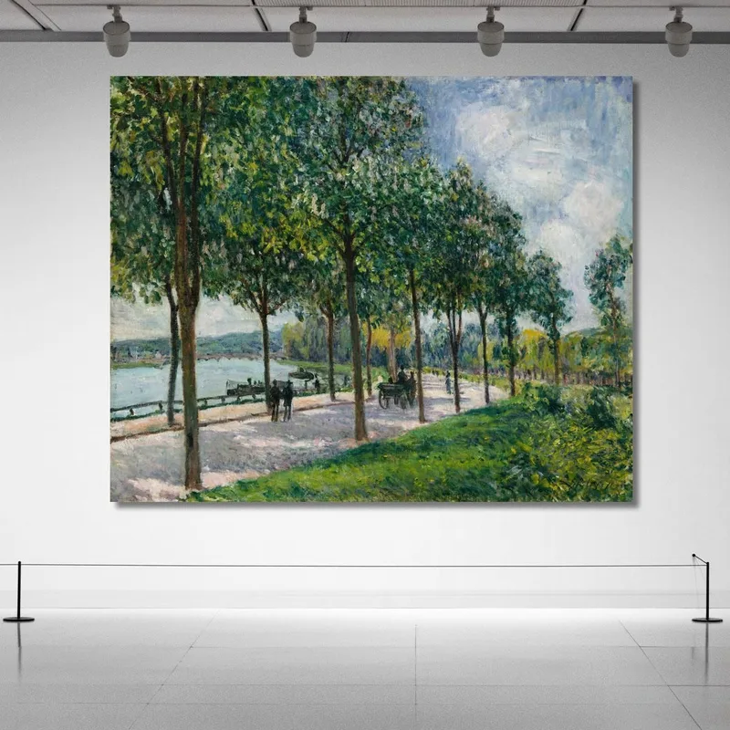 Allée De Châtaigniers Alfred Sisley