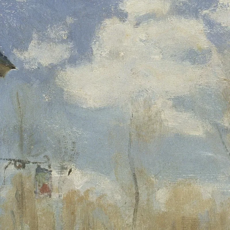 Bateau Dans L'Inondation À Port-Marly Alfred Sisley