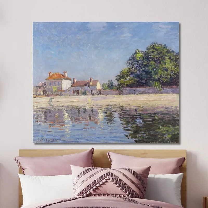 Bords Du Loing Saint-Mammès (The River Loing At Saint-Mammès) Alfred Sisley