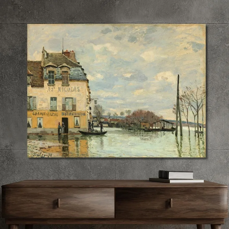 Inondazione A Port-Marly Alfred Sisley