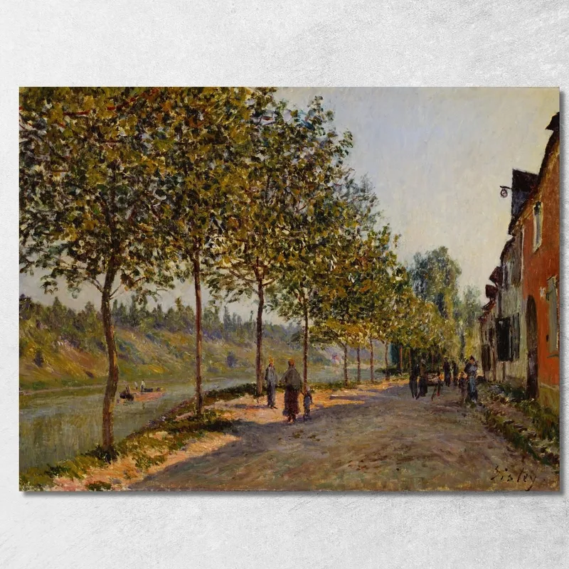 Mañana De Junio En Saint-Mammès Alfred Sisley cuadro en lienzo