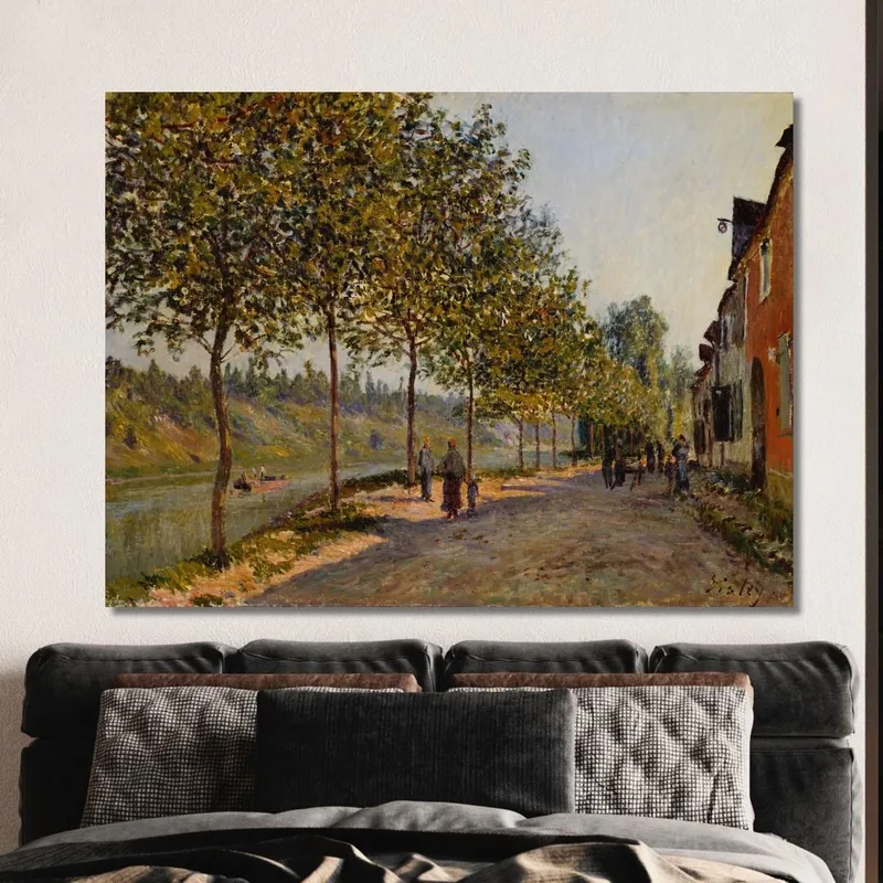 Matin De Juin À Saint-Mammès Alfred Sisley
