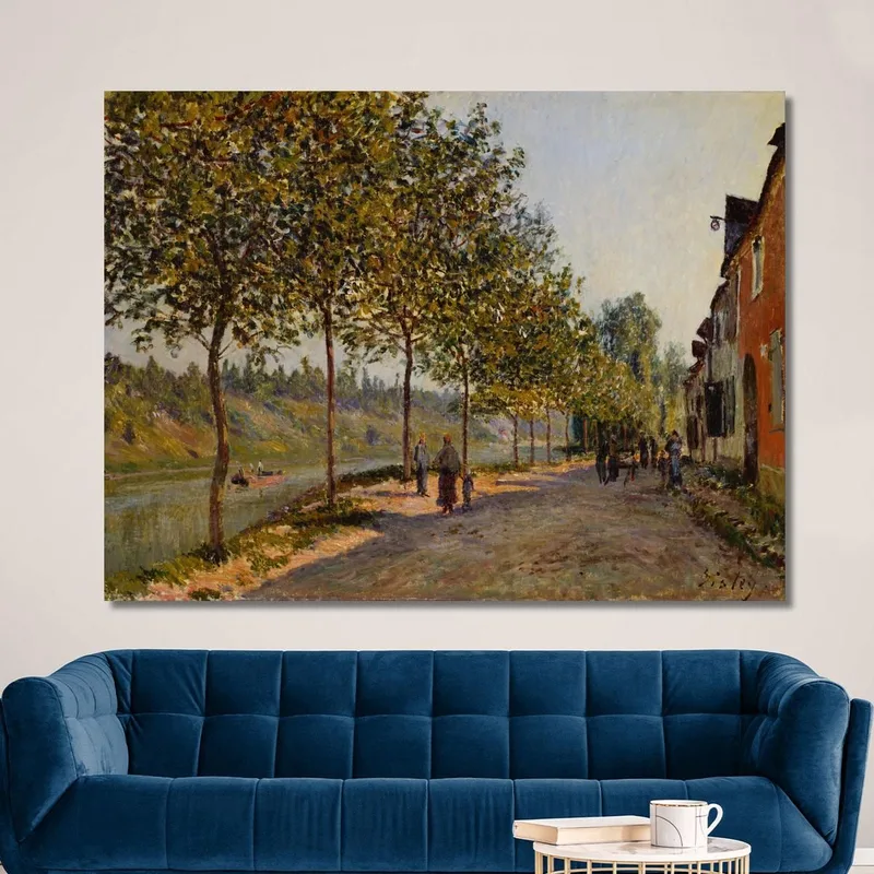 Matin De Juin À Saint-Mammès Alfred Sisley