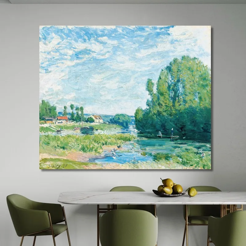 La Mare Aux Canards Alfred Sisley