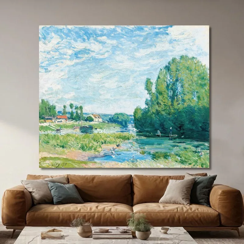 La Mare Aux Canards Alfred Sisley