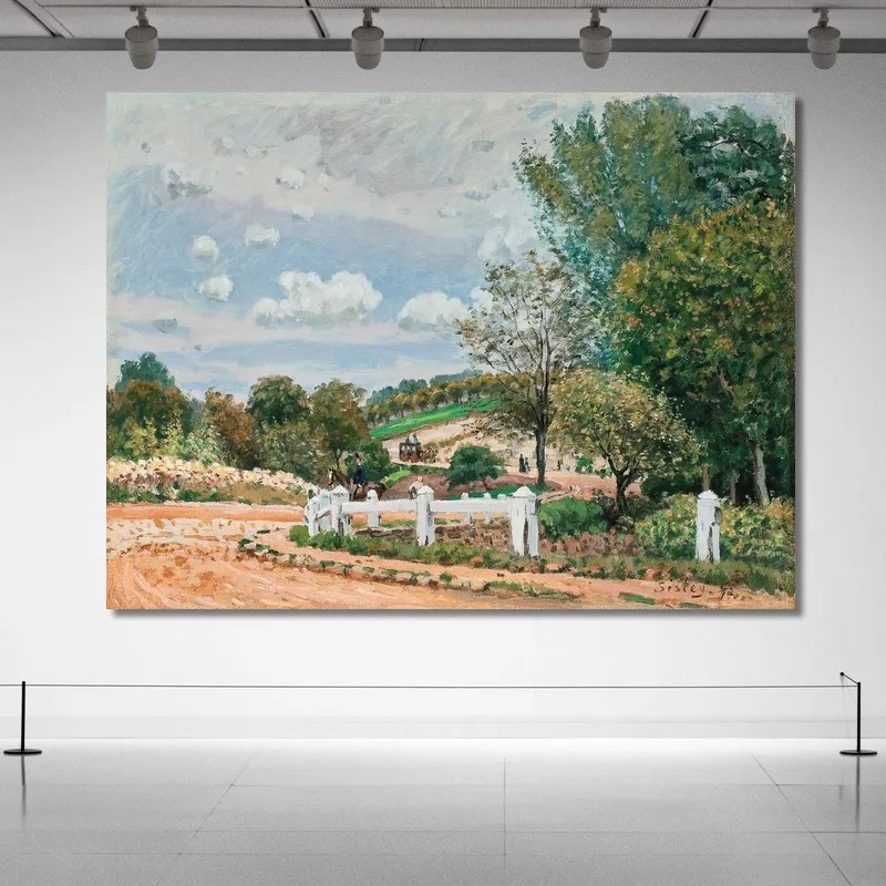 La Strada Di Verrières Alfred Sisley
