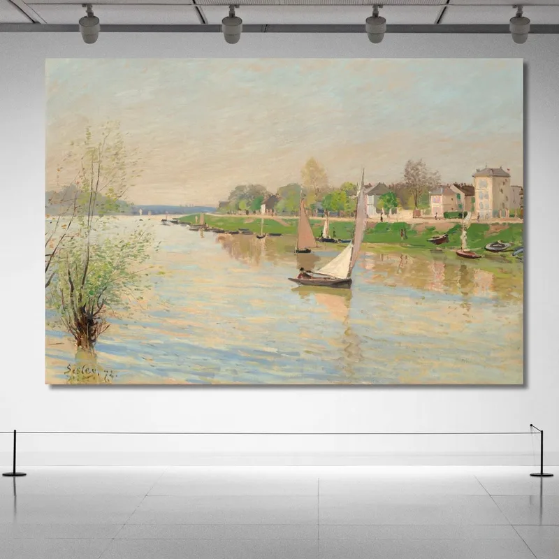 La Senna Ad Argenteuil Alfred Sisley