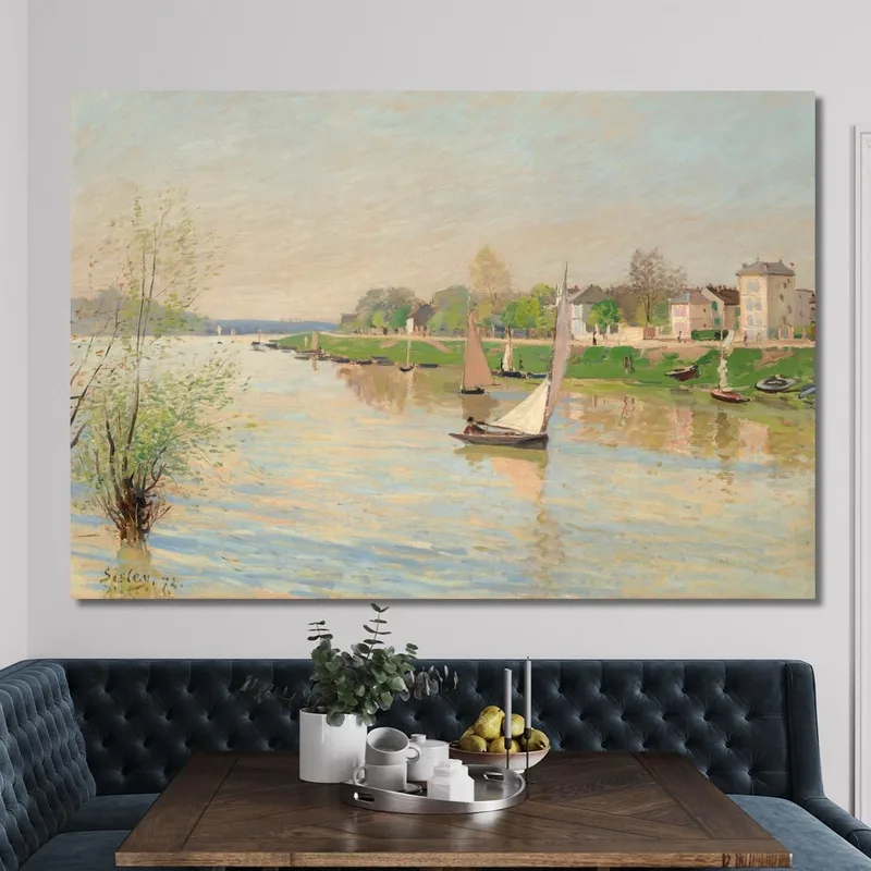 La Senna Ad Argenteuil Alfred Sisley
