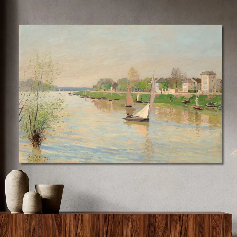 La Senna Ad Argenteuil Alfred Sisley