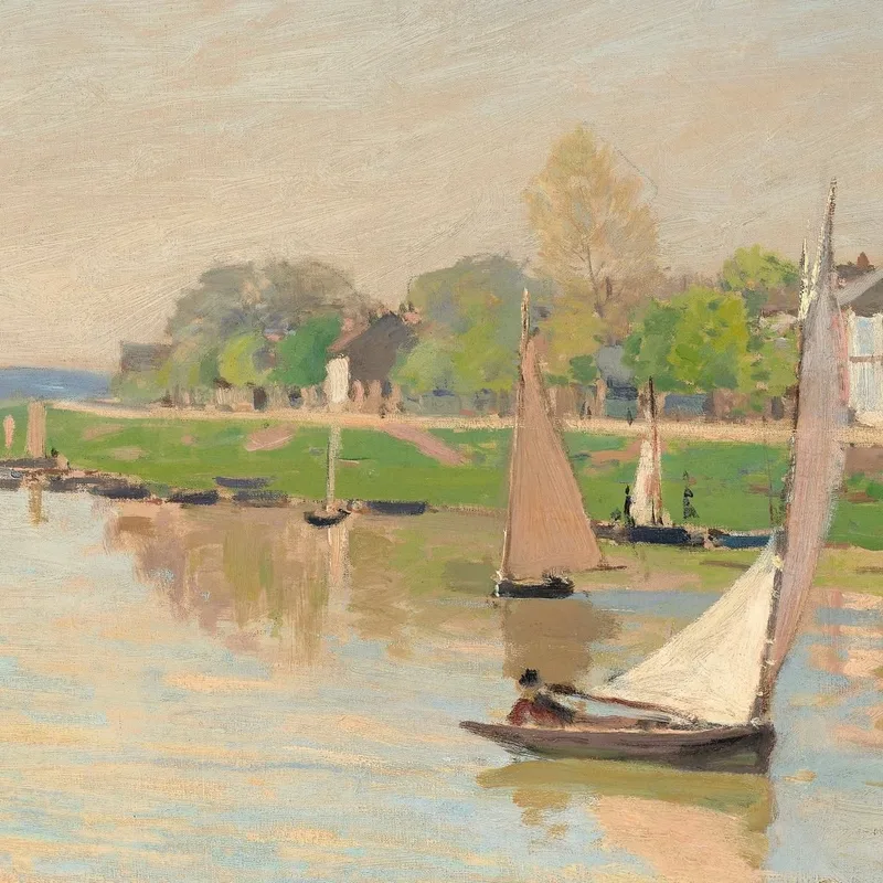 La Senna Ad Argenteuil Alfred Sisley