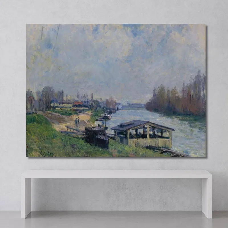 Il Lavatoio Di Billancourt Alfred Sisley