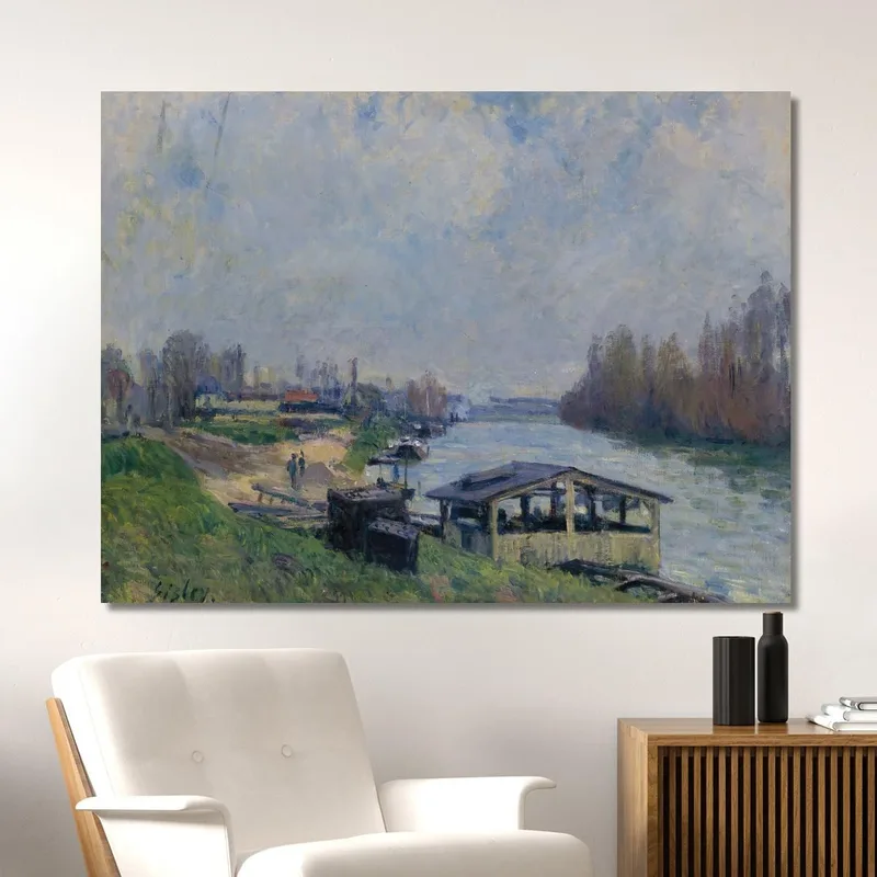 Il Lavatoio Di Billancourt Alfred Sisley