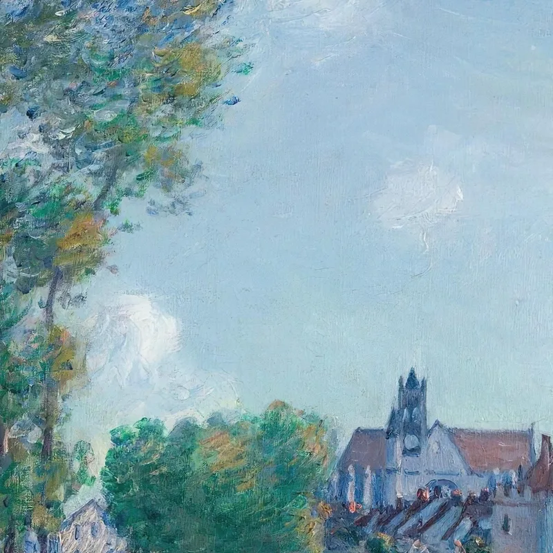 Der Loing Bei Moret Im Sommer Alfred Sisley
