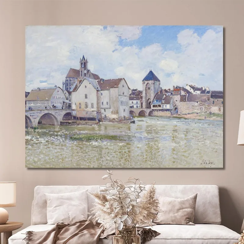 Le Pont De Moret Alfred Sisley