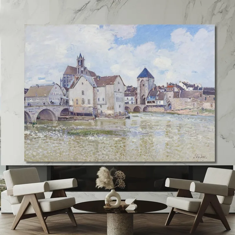 Le Pont De Moret Alfred Sisley