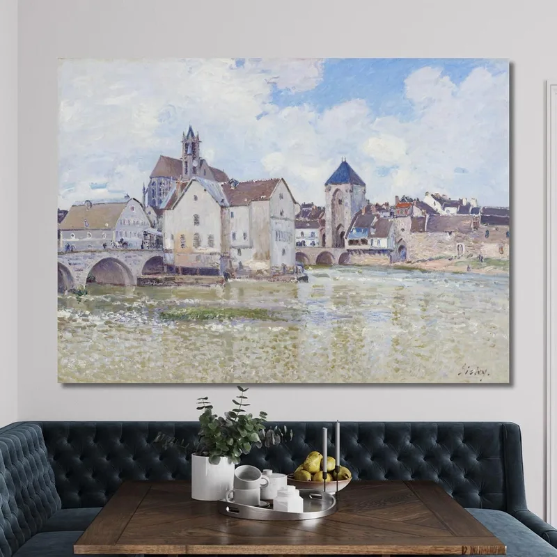 Le Pont De Moret Alfred Sisley