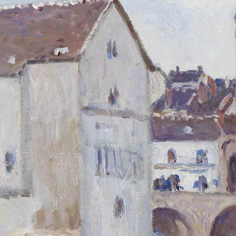 Le Pont De Moret Alfred Sisley