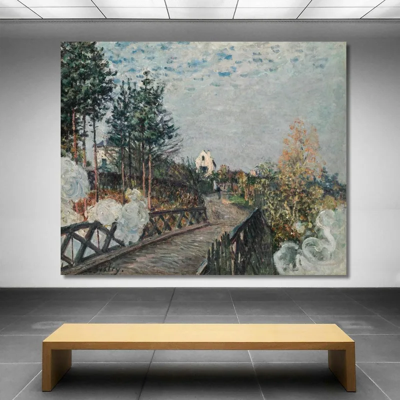 Le Pont Du Chemin De Fer Alfred Sisley