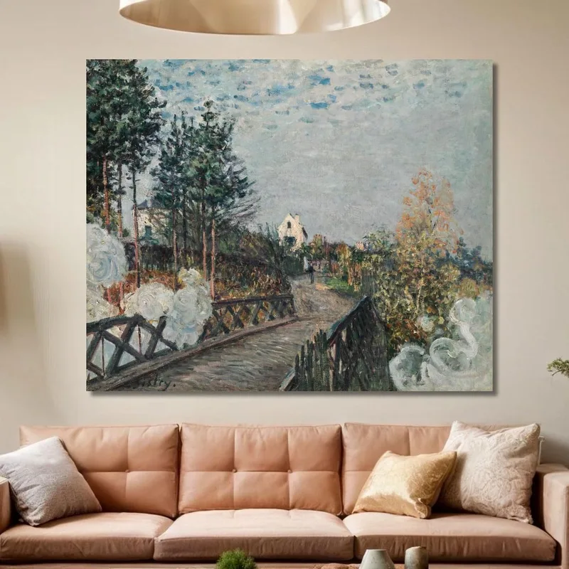 Le Pont Du Chemin De Fer Alfred Sisley