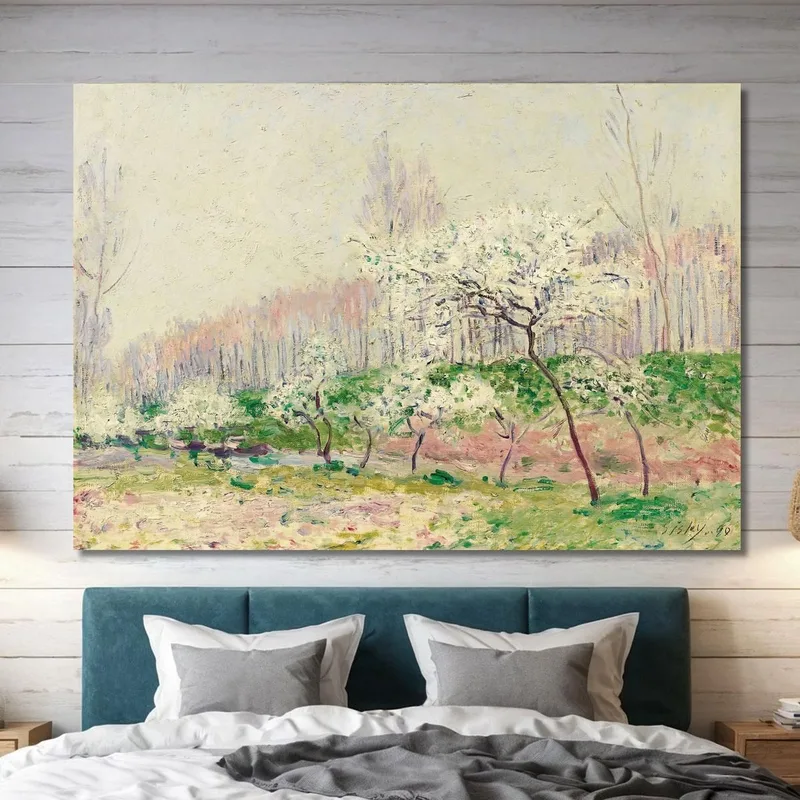 I Meli In Fiore Alfred Sisley