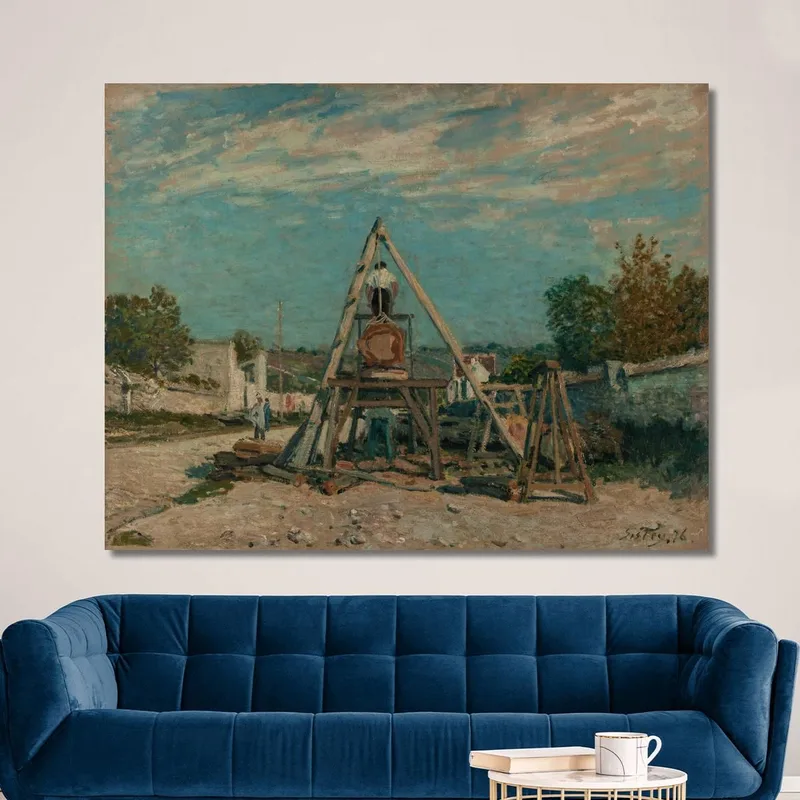 I Segatori Di Lungo Alfred Sisley