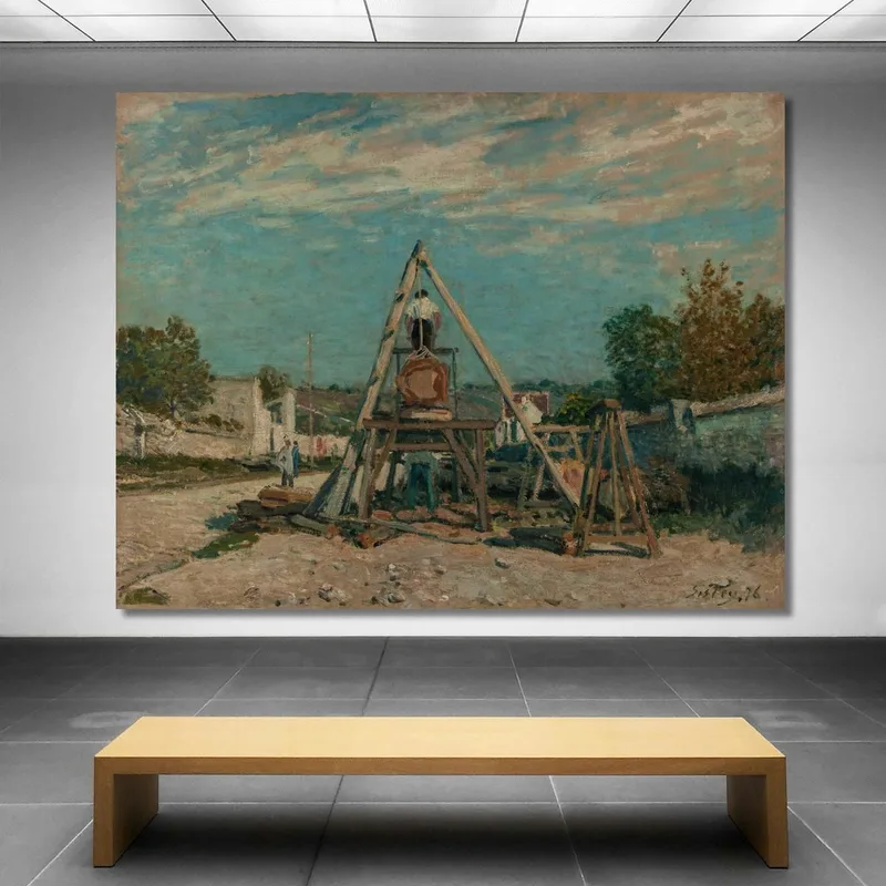 I Segatori Di Lungo Alfred Sisley