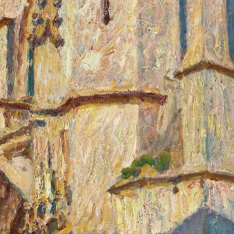 La Chiesa Di Moret La Sera Alfred Sisley