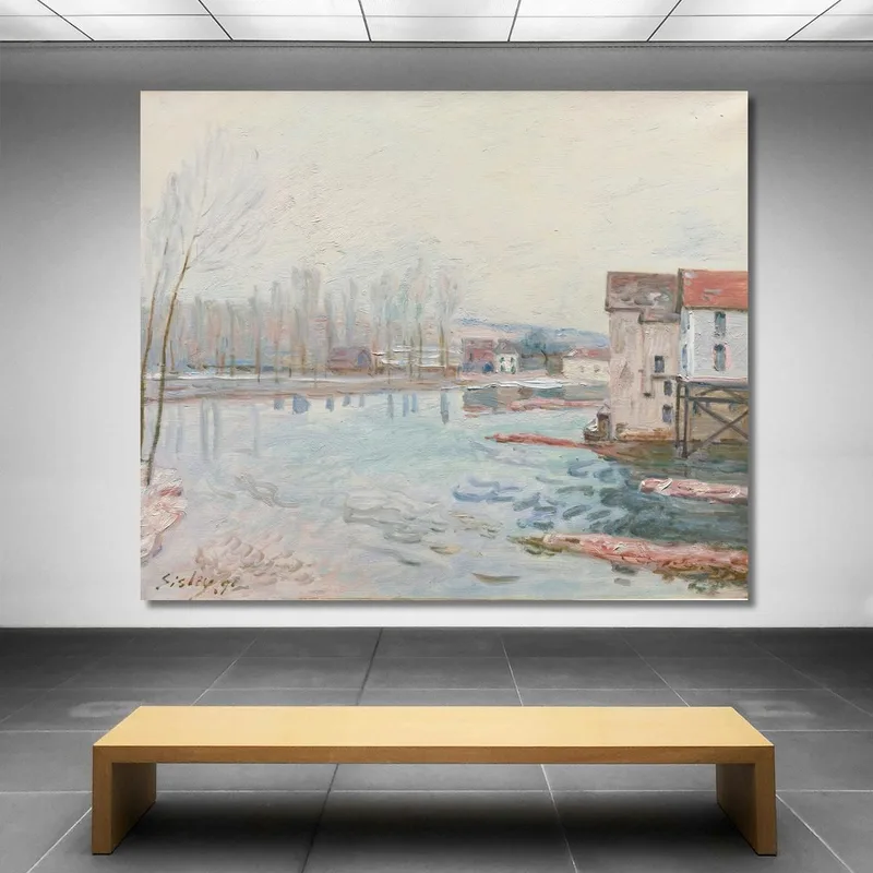 L'Inverno A Moret Alfred Sisley
