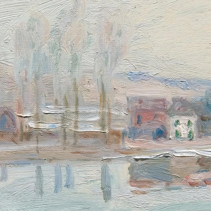 L'Inverno A Moret Alfred Sisley