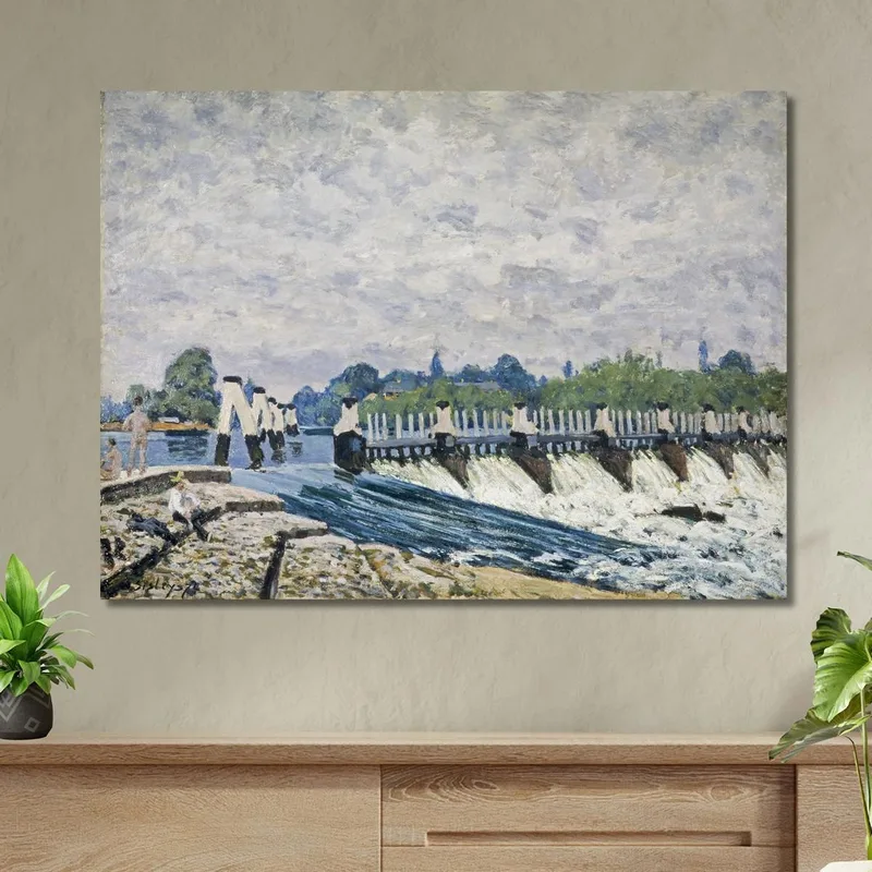 La Diga Di Molesey, Hampton Court Alfred Sisley