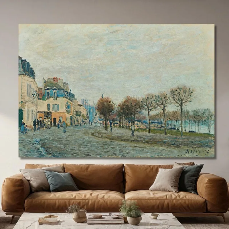 Port-Marly Prima Dell'Inondazione Alfred Sisley