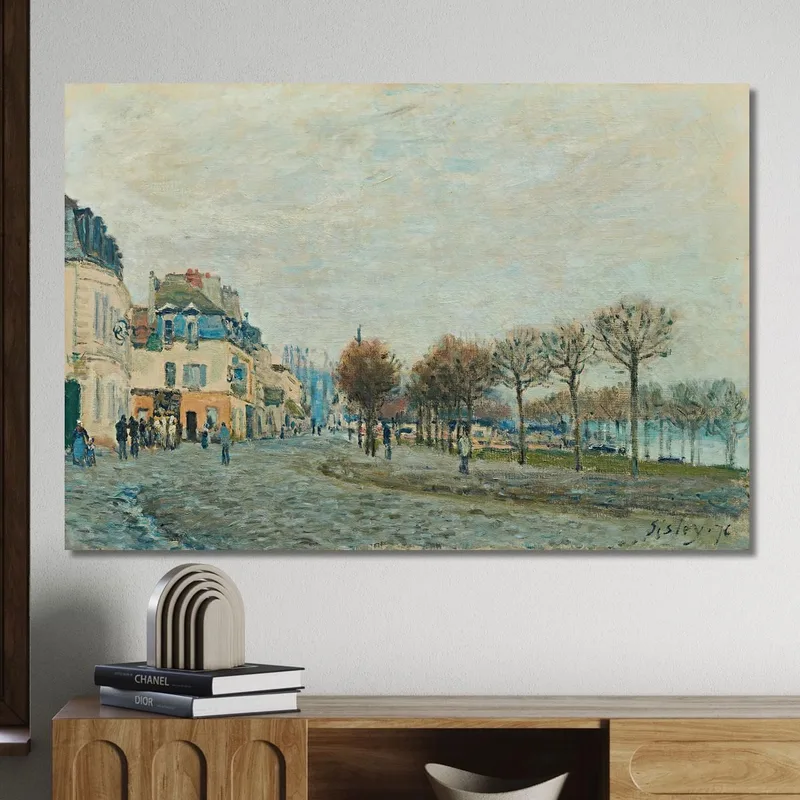 Port-Marly Prima Dell'Inondazione Alfred Sisley
