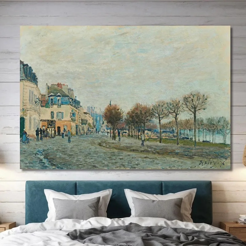 Port-Marly Prima Dell'Inondazione Alfred Sisley