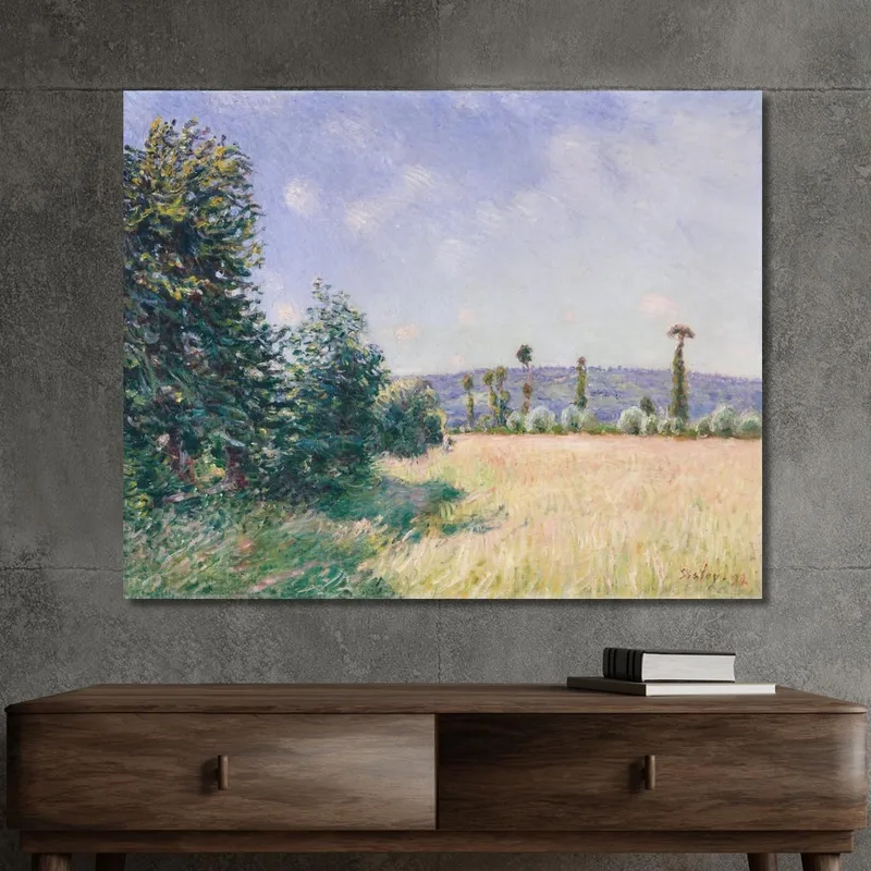 Sahurs Meadows In Morning Sun Alfred Sisley