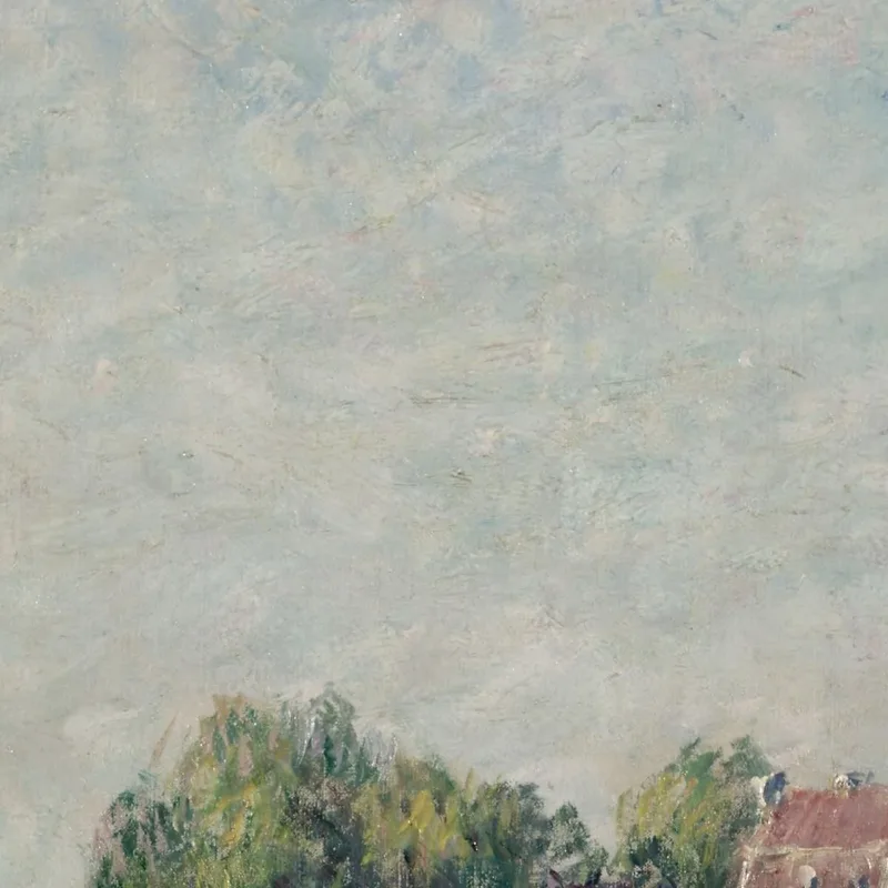 Saint-Mammès Loing Canal Alfred Sisley