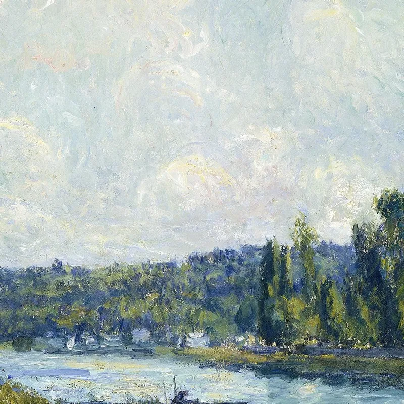 Les Rives De L'Oise Alfred Sisley