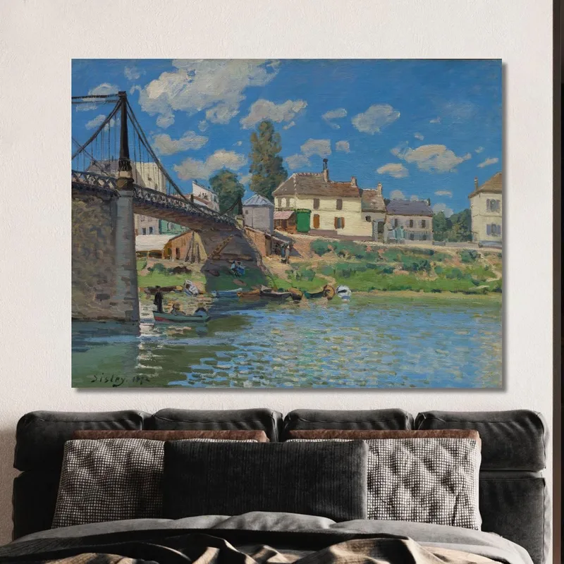 Il Ponte Di Villeneuve-La-Garenne Alfred Sisley