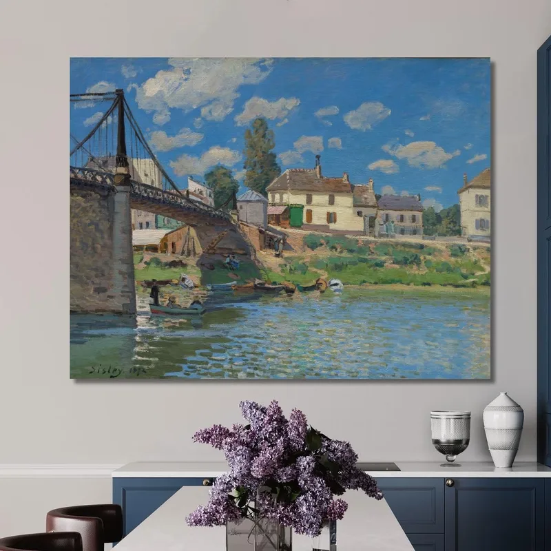 Il Ponte Di Villeneuve-La-Garenne Alfred Sisley