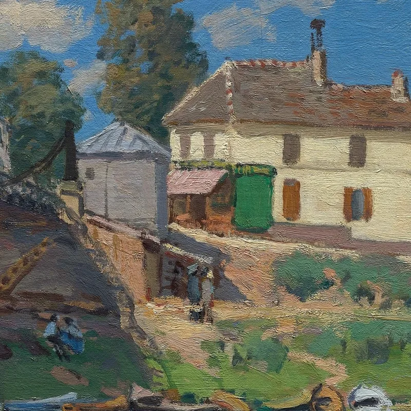 Il Ponte Di Villeneuve-La-Garenne Alfred Sisley
