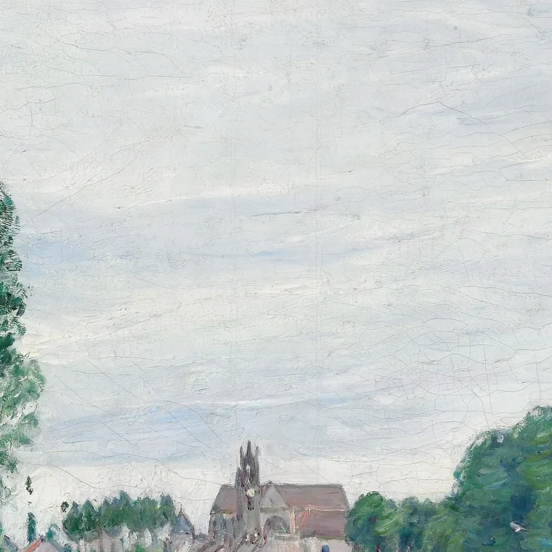 Il Cantiere Navale Matrat A Moret-Sur-Loing, Tempo Piovoso Alfred Sisley