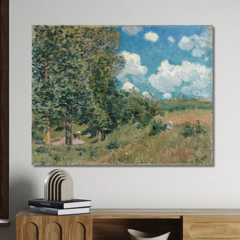Die Straße Von Versailles Nach Saint-Germain Alfred Sisley