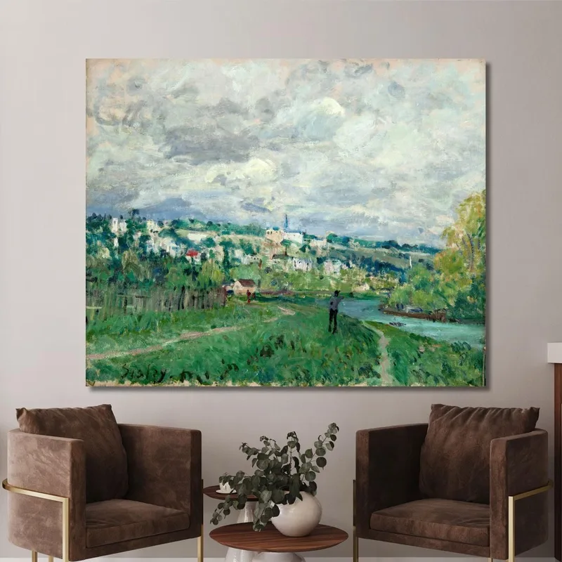 Die Seine Bei Saint-Cloud Alfred Sisley