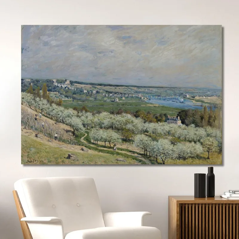 La Terrazza A Saint-Germain In Primavera Alfred Sisley