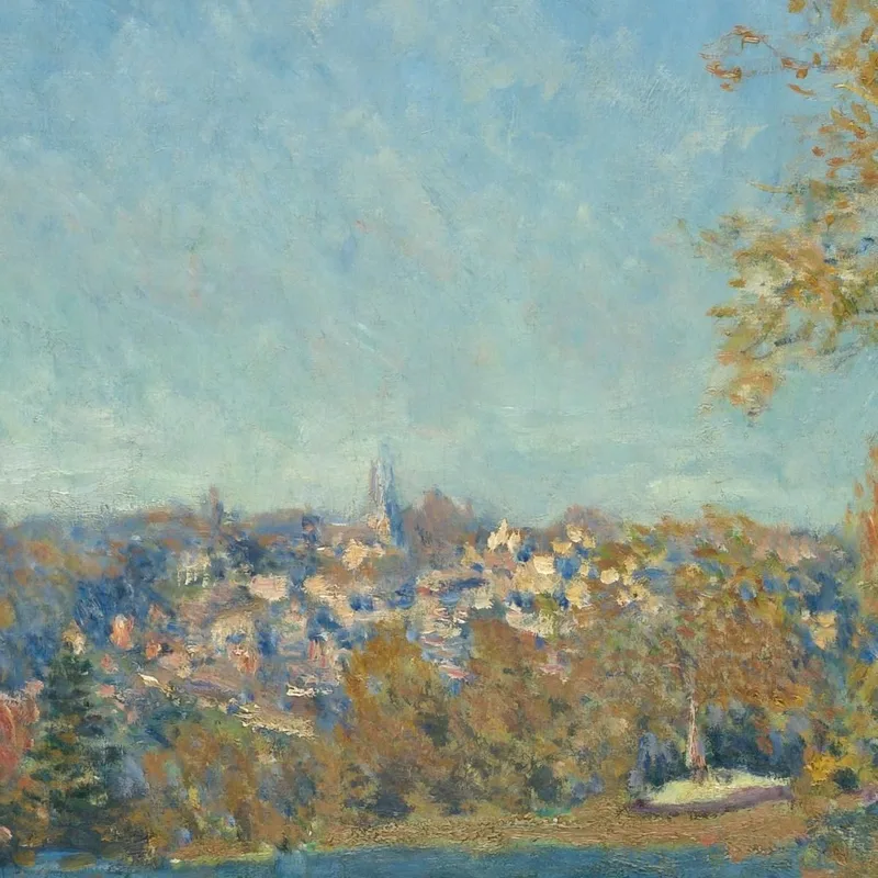Vista Di Marly-Le-Roi Da Coeur-Volant Alfred Sisley
