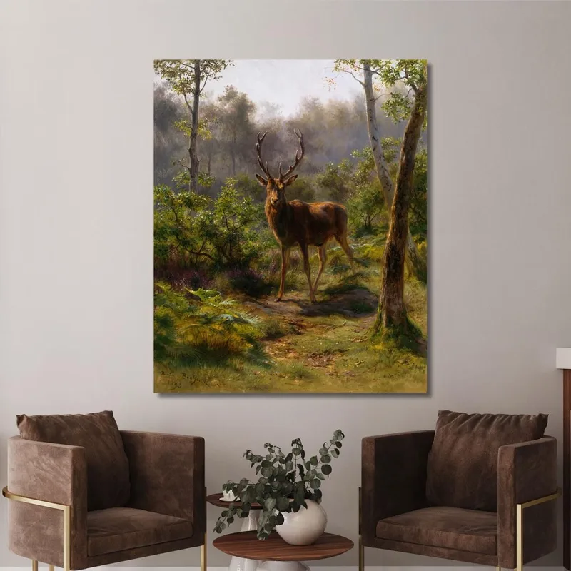 Ein Hirsch Rosa Bonheur