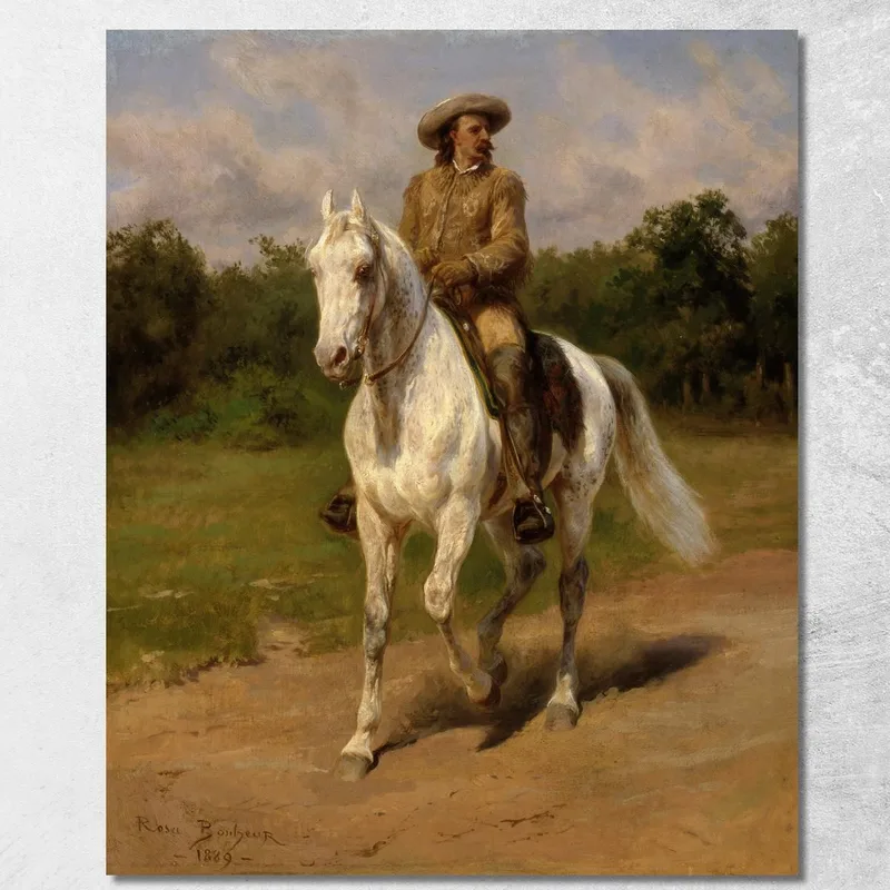Coronel William F. Cody (Buffalo Bill) Rosa Bonheur cuadro en lienzo