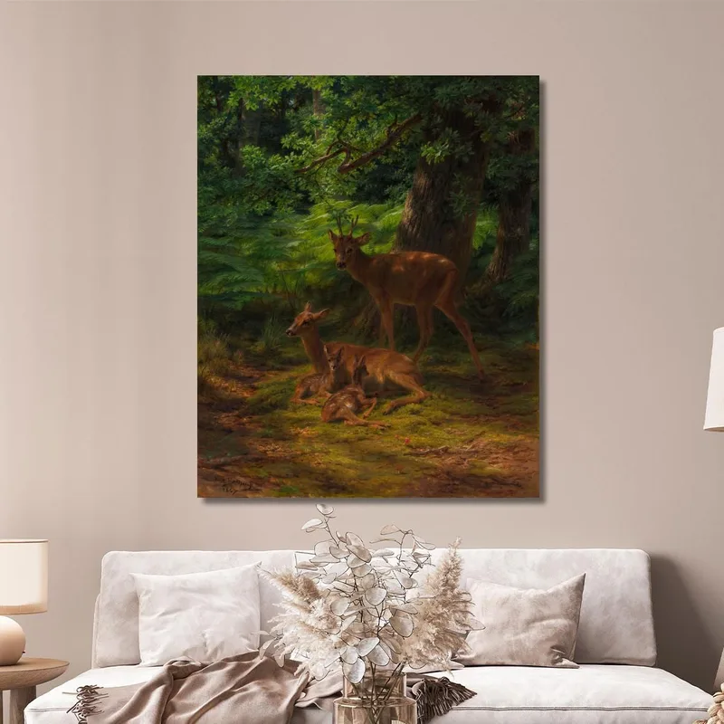 Cerf Au Repos Rosa Bonheur