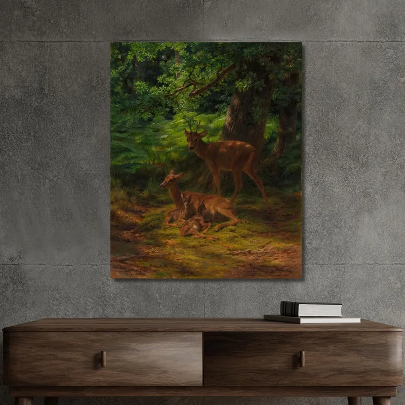 Cerf Au Repos Rosa Bonheur