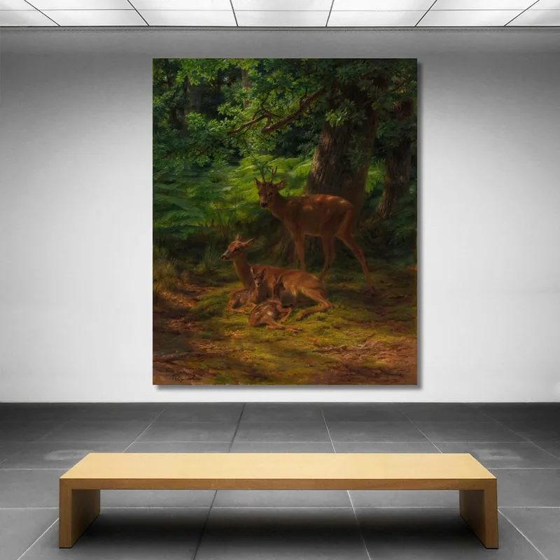 Cerf Au Repos Rosa Bonheur