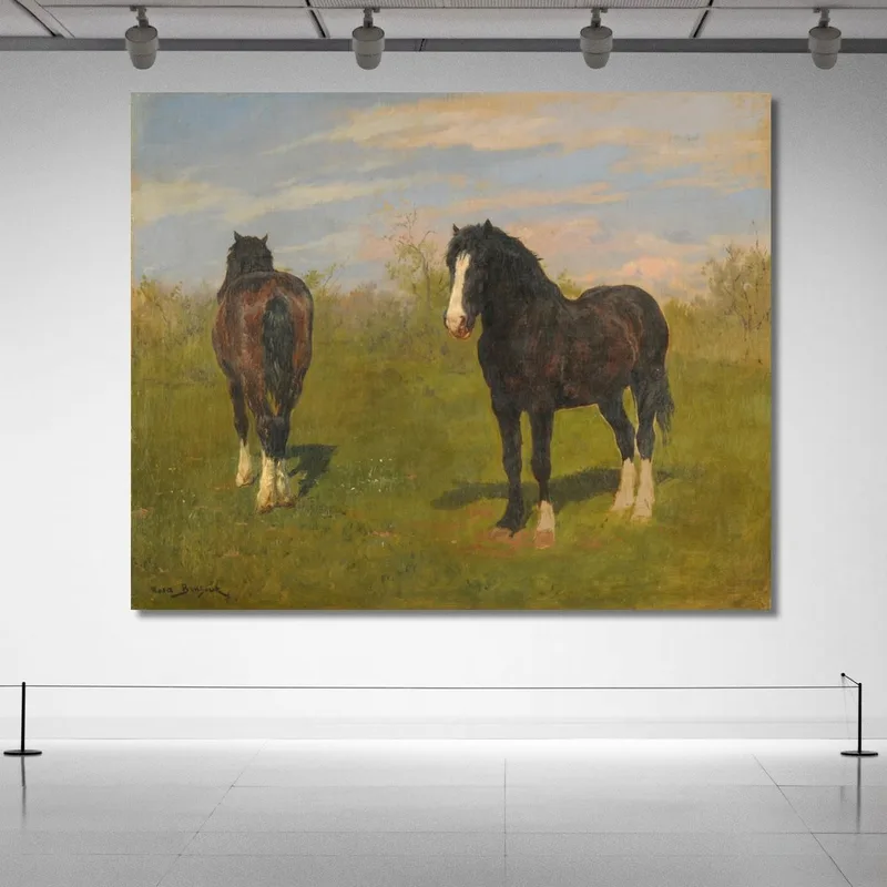 Caballos Pastando Rosa Bonheur
